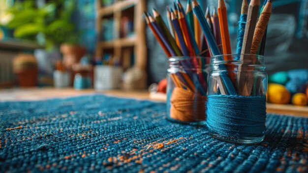 Кисти и нитки для рукоделия